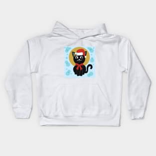 Merry Catmas Kids Hoodie